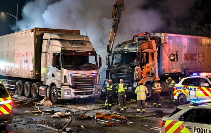 Водитель погиб в столкновении двух большегрузов в Армавире