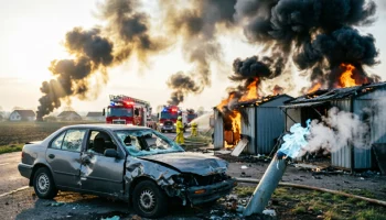 Часть жителей Анапы осталась без газа из-за ДТП с пожаром в Витязево