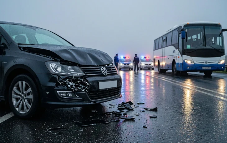 Два человека погибли в ДТП с иномаркой и автобусом на трассе М-4 &laquo;Дон&raquo; в Геленджике