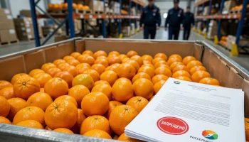 140 тонн турецких мандаринов с поддельными документами уничтожили в Новороссийске