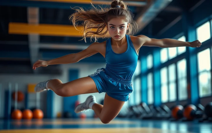 Кубанская школьница побила рекорд России по количеству боковых сальто за минуту