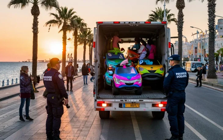 Сочинская полиция изъяла 10 детских электромобилей на Цветном бульваре