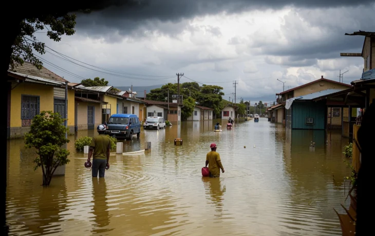 Более 30 домов подтоплено в Туапсинском районе после ливневого потопа