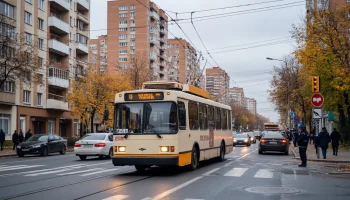 Маршрут троллейбуса №4 в Краснодаре изменен из-за ДТП на улице Северной