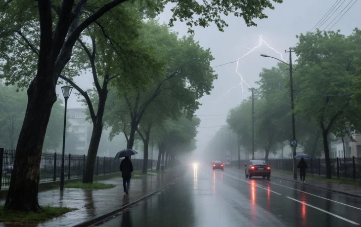 Туман, ливни с грозой и похолодание до -20°C ожидаются на Кубани 12 ноября