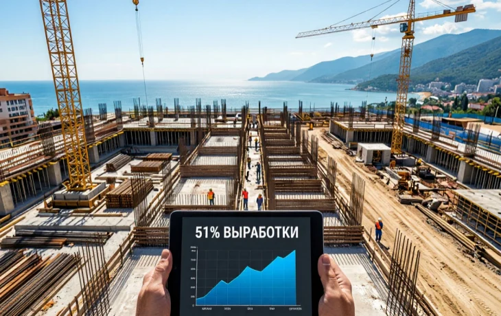 Стройкомпания в Сочи увеличила выработку на 51% с помощью бережливых технологий