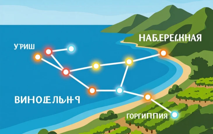 В Анапе открыли новый прогулочный маршрут «Малая Медведица» по форме созвездия В Анапе открыли новый прогулочный маршрут «Малая Медведица» по форме созвездия