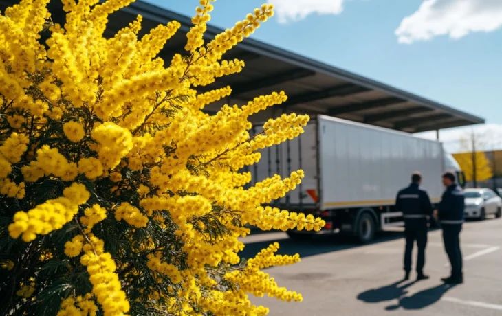 Более 300 тонн мимозы ввезли из Абхазии в Сочи за месяц к 8 Марта Более 300 тонн мимозы ввезли из Абхазии в Сочи за месяц к 8 Марта