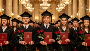 Более 200 выпускников института культуры получили дипломы на балу в филармонии