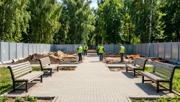 Молодежный парк благоустраивают по нацпроекту в Славянском районе Кубани Молодежный парк благоустраивают по нацпроекту в Славянском районе Кубани