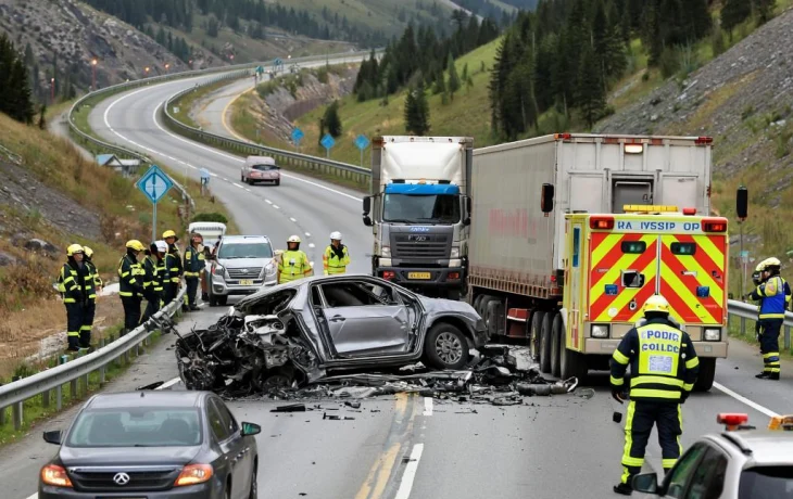 Четыре человека погибли в лобовом ДТП с фурой на трассе Горячий Ключ Джубга