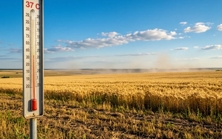 Жара до +37&deg;C и порывистый ветер до 18 м/с ожидаются 6 августа на Кубани