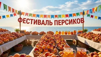Фестиваль персиков в Геленджике перенесли на 1 августа из-за непогоды