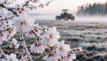 Заморозки до -5°C на Кубани 28–29 апреля угрожают садам и озимым