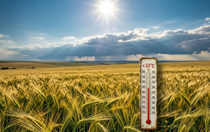 9 июля на Кубани ожидаются жара до +33&deg;C и кратковременные ночные дожди