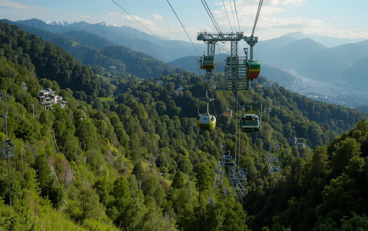 Участок канатки в Сочи Хосте выставлен на торги за 99 миллионов рублей