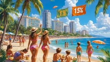 Отдых на черноморских курортах Кубани в августе подешевел на 13,2 процента