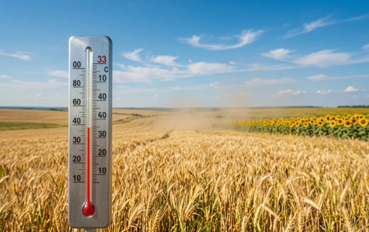 Барический гребень принесёт на Кубань сухую жару до +33°C 25–26 августа Барический гребень принесёт на Кубань сухую жару до +33°C 25–26 августа