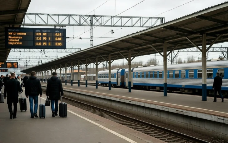 В Крыму из-за закрытия участка дороги изменили график движения поездов В Крыму из-за закрытия участка дороги изменили график движения поездов