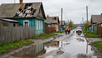 Подтопления и повреждения крыш выявили в Отрадненском районе после ливня
