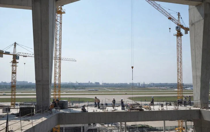 Строительство нового аэровокзала в Краснодаре выполнено почти на 50 процентов Строительство нового аэровокзала в Краснодаре выполнено почти на 50 процентов