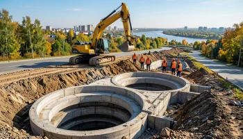 На улице Снесарева в Краснодаре завершили ремонт ливневого коллектора
