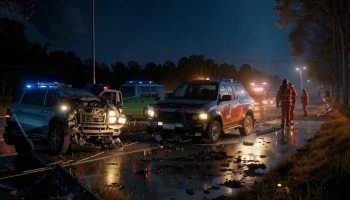 Трое взрослых погибли и четверо детей пострадали в лобовом ДТП в Белореченском районе