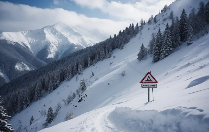 МЧС предупреждает о высокой лавинной опасности в горах Кубани с 29 по 31 января