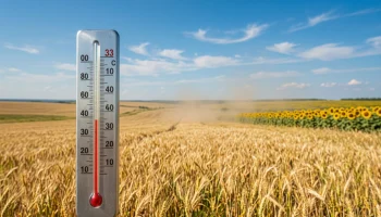 Барический гребень принесёт на Кубань сухую жару до +33°C 25–26 августа