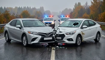 Двое взрослых погибли и двое детей пострадали в лобовом ДТП в Выселковском районе