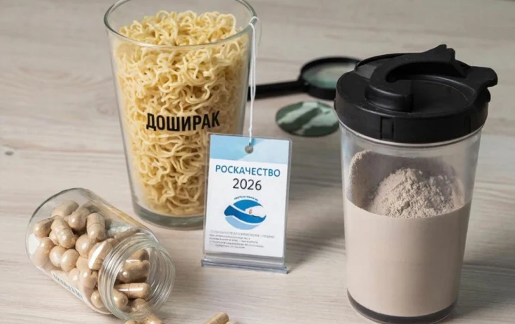 Роскачество проверит дошираки, БАДы и спортивное питание в 2026 году