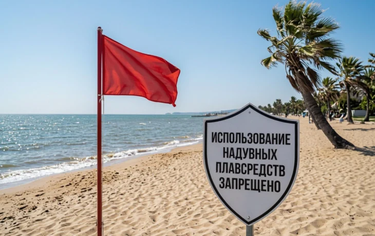 В Анапе из-за отжимного ветра запретили надувные круги и матрасы на пляжах В Анапе из-за отжимного ветра запретили надувные круги и матрасы на пляжах
