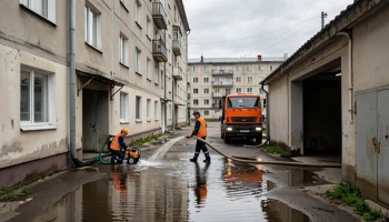 В Краснодаре подтопило цоколи 23 многоэтажек из‑за залповых ливней В Краснодаре подтопило цоколи 23 многоэтажек из‑за залповых ливней