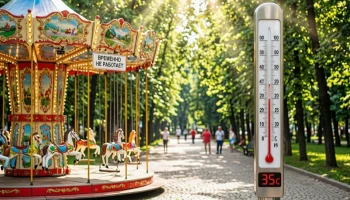 В парках Краснодара из-за жары +35&deg;С днём 22 августа отключили аттракционы