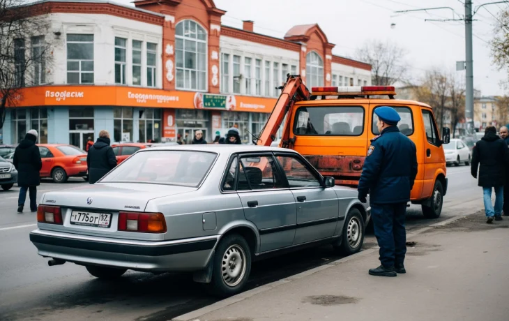 В Краснодаре с начала года за нарушения парковки эвакуировали около 2,8 тыс. машин