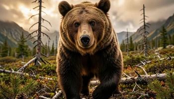Численность медведей в Кавказском заповеднике сократилась из-за неурожая кормов