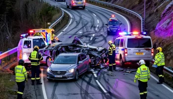 Водитель уснул за рулем и устроил смертельное ДТП с четырьмя авто на трассе в Туапсинском районе