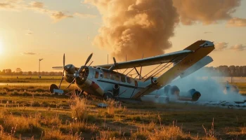 Самолет Ан-2 разбился в Ростовской области пилот погиб