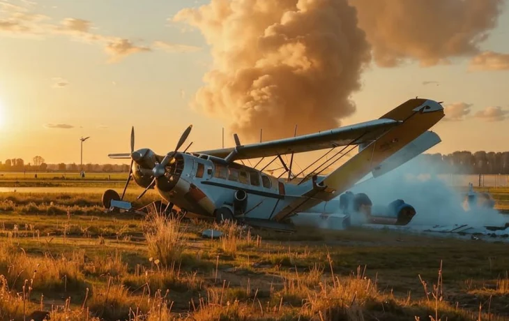 Самолет Ан-2 разбился в Ростовской области пилот погиб