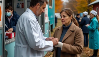 С начала года мобильные медбригады Кубани осмотрели 110 тысяч человек