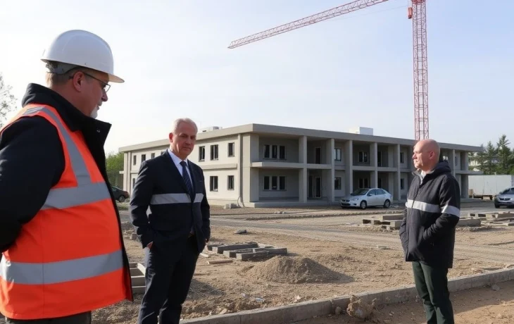 В Армавире на 40% построили новый объект МЧС площадью 3,5 тыс. кв. м