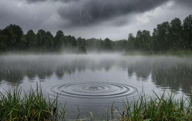 Град и сильный ливень с грозами обрушились на Краснодар 15 июня 2025 года