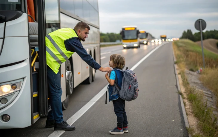 В Крыму водитель автобуса высадил школьника: прокуратура начала проверку В Крыму водитель автобуса высадил школьника: прокуратура начала проверку