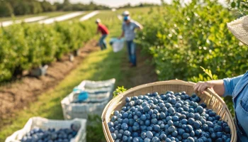 В Сочи собрали 320 кг голубики и готовятся к увеличению урожая в 2,5 раза