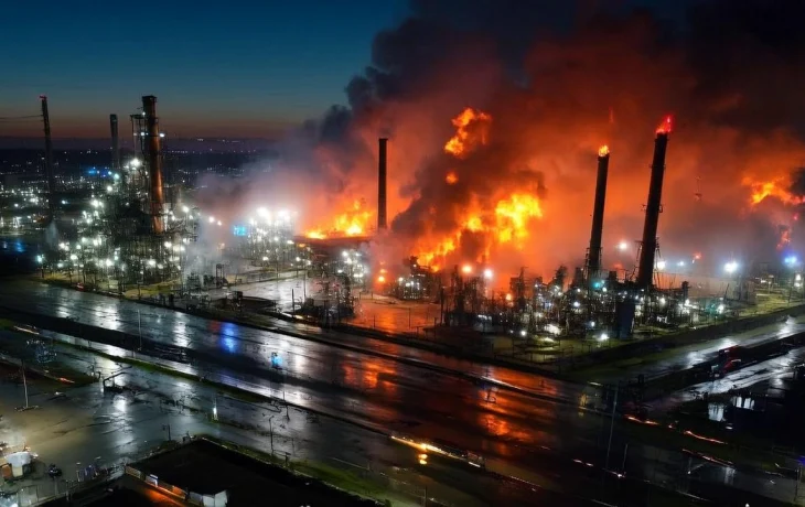 Ночная атака дронов в Сочи: огонь на нефтебазе и спасательные операции под утренним небом