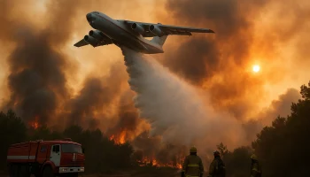 Огненная стихия под Геленджиком: Ил-76, сотни спасателей и битва за леса Кубани