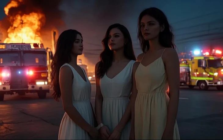 Девушки пели у горящей нефтебазы в Сочи — полиция ищет участниц скандального видео