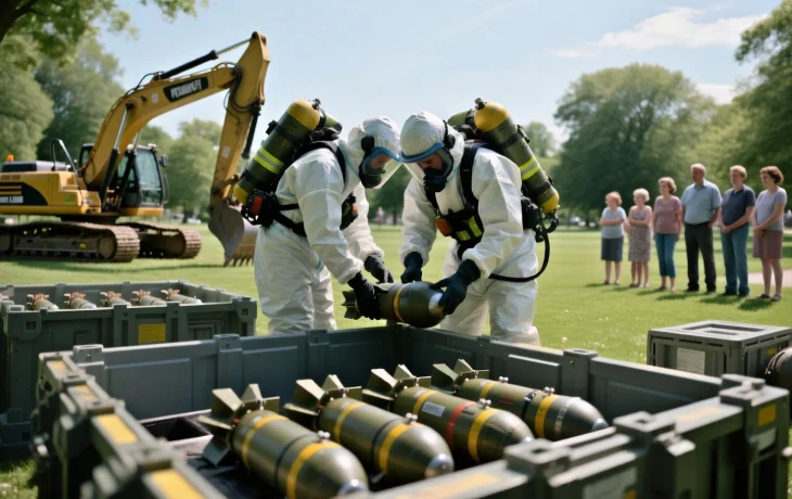 Смертоносное наследие войны: в парке под Горячим Ключом обнаружили артиллерийские снаряды