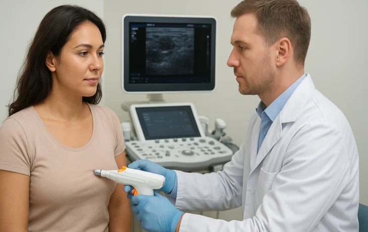 Новая надежда для пациенток: в Кущевской ЦРБ начали применять биопсийный пистолет для ранней диагностики рака груди