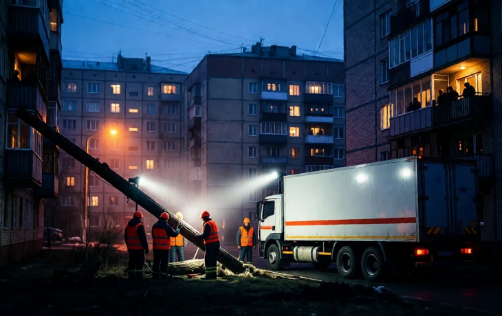 Без света и воды: жители Белореченского района ждут восстановления коммуникаций до конца дня